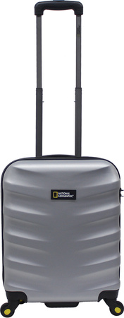 Walizka kabinowa National Geographic Arete 54 cm Srebrny