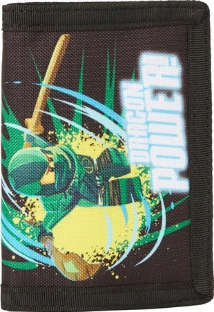 Portfel dziecięcy LEGO Ninjago Dragon Power zielony