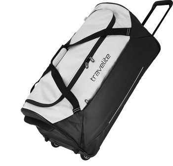 Torba podróżna wodoodporna na kółkach Travelite Basics - biała
